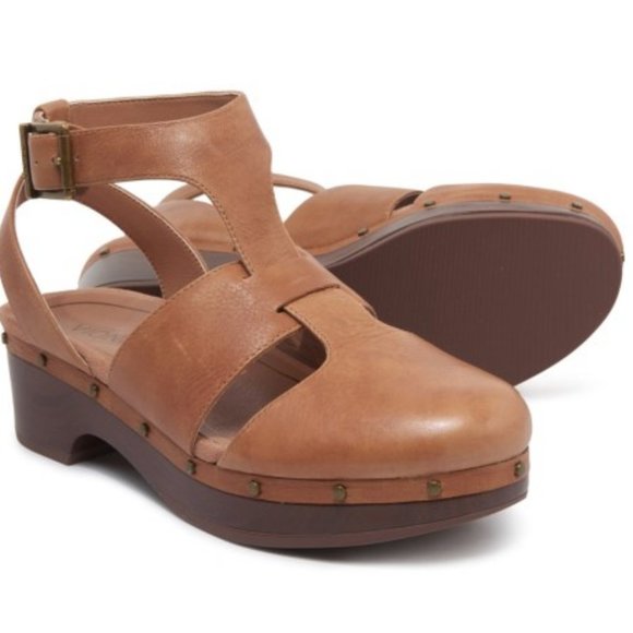 Vionic Shoes - Vionic Toffee Faye Clogs Leather Size 10 NWT